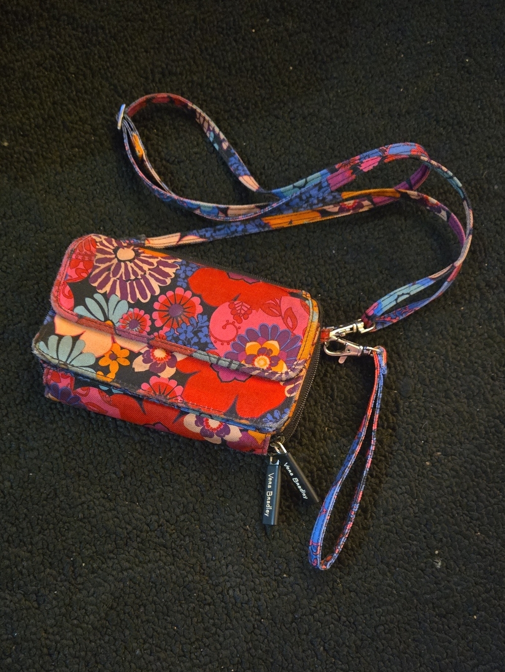 Vera Bradley All In One Crossbody Floral Fiesta